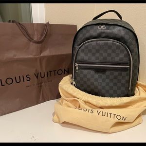 AUTHENTIC LOUIS VUITTON DAMIER GRAPHITE MICHAEL BACKPACK